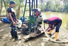 Kodim 1707/Merauke Hadirkan Air Bersih untuk Warga Serapuh