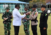 TMMD Ke-129 Resmi Dibuka, TNI dan Pemda Bangun Kampung Wanam