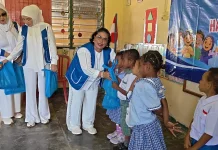 Peringati Hari Anak Nasional IWAPI Papsel Berbagi Kasih Dengan Anak TK