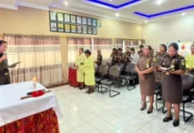 Kejari Merauke Gelar Ibadah Oikumene