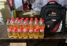 Patroli Malam, Polres Merauke Amankan Puluhan Botol Sopi