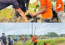 Lapas Merauke Libatkan Warga Binaan Kerja Bakti Sambut HUT Ke-81 RI