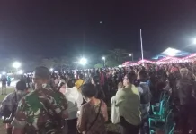 Kebaktian Kebangunan Rohani Menghimpun Ribuan Jemaat di Kodam XXlV Mandala Triko.