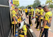 Kerja Bakti Polres Merauke Sambut Hari Kemerdekaan
