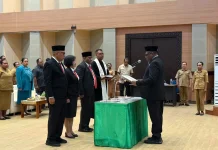Bupati Merauke Lantik Tiga Pejabat Eselon II