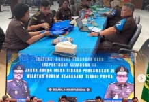 Kejari Merauke Terima Inspeksi Khusus Keuangan dari Inspektorat Kejaksaan Agung