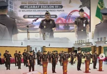 Kajari Merauke Hadiri Pelantikan Pejabat Strategis Kejati Papua