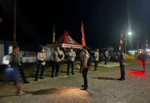 Razia Sajam di Area Pasar Malam, Puluhan Sajam Diamankan