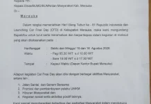 Panitia HUT RI KE81 Merauke Laksanakan CFD