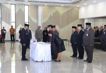 Enam Pejabat Pimpinan Tinggi Pratama Pemprov Papua Selatan Resmi Dilantik