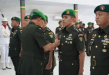 Korem 174/ATW Laksanakan Serah Terima Jabatan Tiga Pejabat
