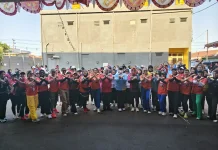 HUT Dance Mix ke-9, ISDMI Papua Selatan Gelar Senam Bersama