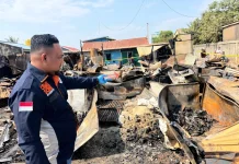 Tiga Rumah di Merauke Ludes Terbakar, Kerugian Capai Miliaran Rupiah