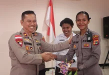 Syukuran Hari Jadi Polwan ke-78, Kapolres Mappi Tekankan Profesionalisme