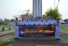 Kodaeral XI Gelar Ziarah Rombongan Sambut HUT TNI AL ke-81