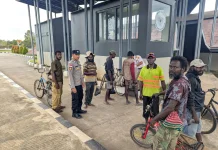 Polsek Sota Monitor Perlintasan Warga di PLBN