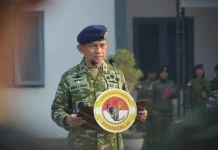 Wadan Kodaeral XI Pimpin Upacara Peringatan Haornas Tahun 2026