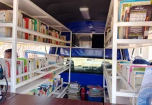 Dinas Perpustakaan Merauke Launcing Taman Literasi Kolaborasi Warung bakso.