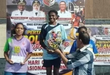 Tim Voli Putri SMA YPK MDC Merauke Keluar Sebagai Jura 1 Tingkat SMA-SMK.