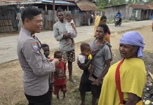 Bhabinkamtibmas Polres Merauke Gencar Laksanakan DDS Warga