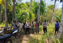 Polsek Okaba Razia Miras Lokal di Kampung Alatep