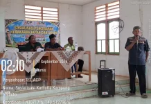 PT. ACP Sosialisasikan dan Ajak Masyarakat Kampung Cegah Karhutla