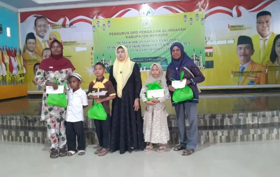 DPD Pengajian Al Hidayah Merauke Berbagi Bersama Anak Yatim