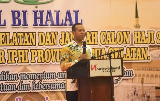 Pemprov Papsel Perkuat Kebersamaan Jamaah Calon Haji lewat Halal Bihalal
