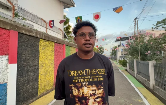 Pemuda Merauke Sulap Gang Jadi Kampung Piala Dunia