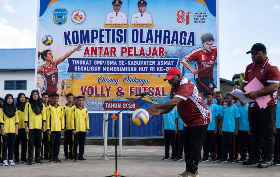 Sekda Asmat Buka Kegiatan Kejuaraan Antar Pelajar