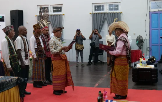 Pengukuhan Ketua Flobamorata Asmat