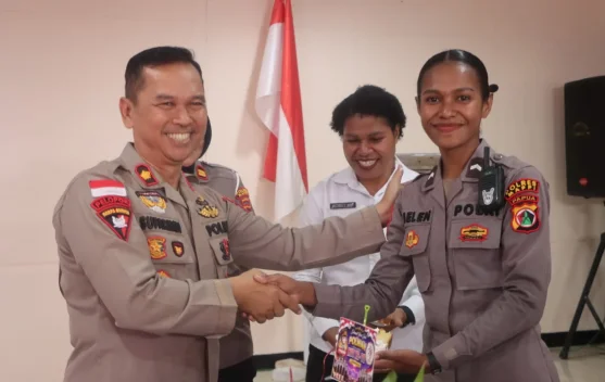 Syukuran Hari Jadi Polwan ke-78, Kapolres Mappi Tekankan Profesionalisme