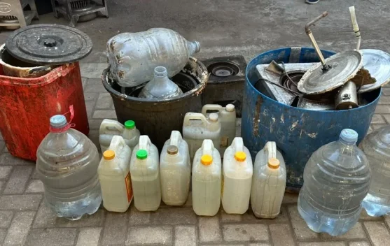 Satresnarkoba Merauke Razia Produksi Sopi, Barang Bukti Diamankan