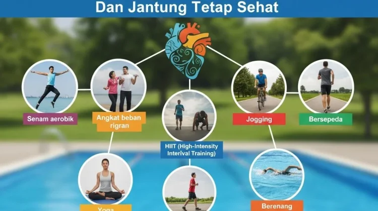 Berikut Olahraga Turunkan Kolesterol dan Jantung Tetap Sehat