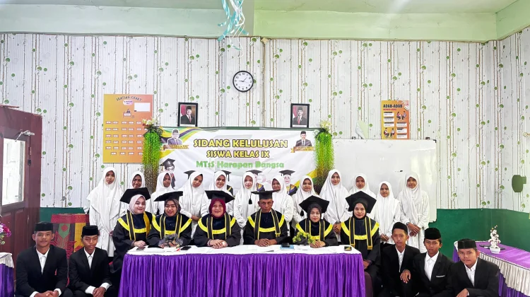 MTs Harapan Bangsa Gelar Sidang Kelulusan
