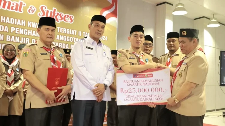 Bantuan Kemanusiaan Pramuka Perkuat Ketangguhan Aceh Barat