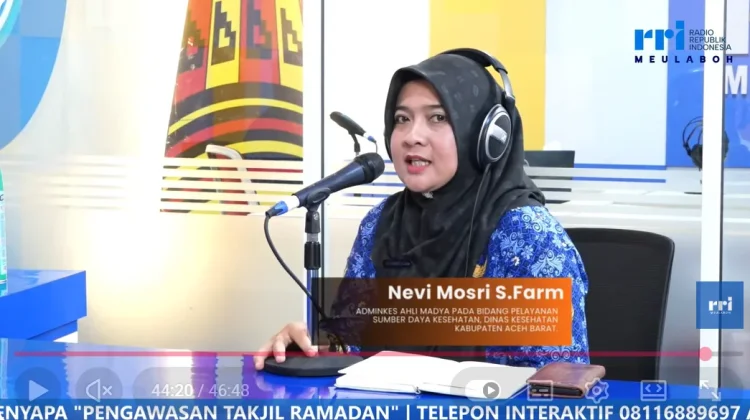 Dinas Kesehatan Aceh Barat, Edukasi Kebersihan Pedagang Takjil Diperkuat