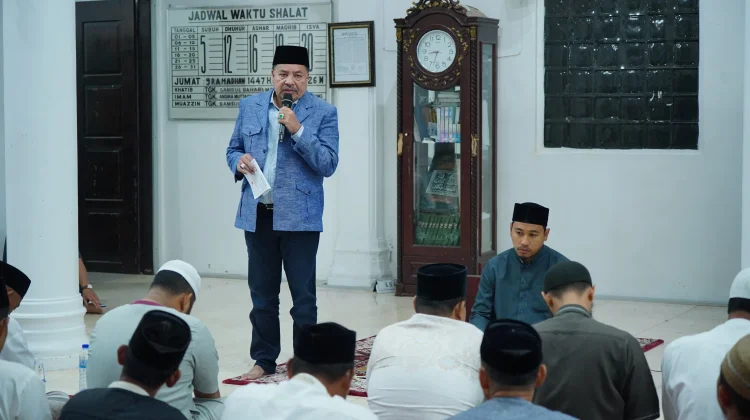 Safari Ramadan 1447 H, Bupati TRK Kunjungi Masjid Baiturrahim Simpang Peut