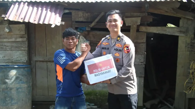 Mahasiswa STIK Polri Bantu Warga Pante Ceureumen
