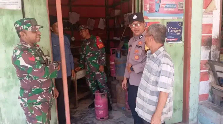 Patroli Siang Polsek Woyla Barat Jaga Kondusivitas