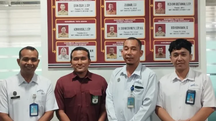 RRI Meulaboh Bangun Sinergi Bersama Kasubag Humas Setda Aceh