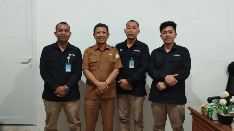 RRI Meulaboh Audiensi Bersama Sekretaris Kominfo Aceh
