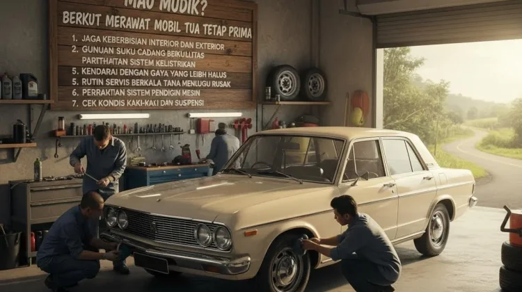 Mau Mudik? Berikut Merawat Mobil Tua Tetap Prima