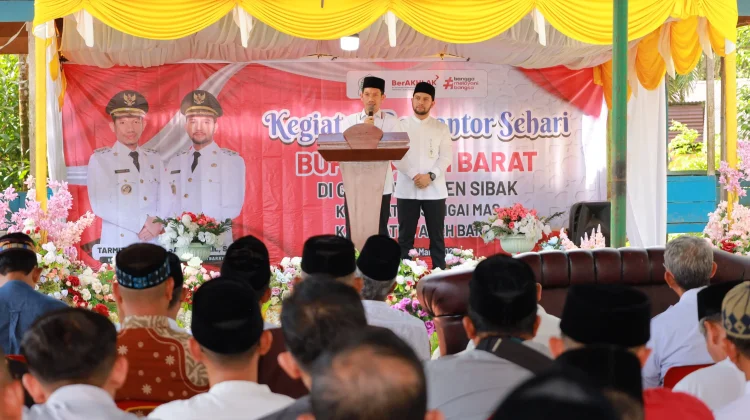 Bupati Aceh Barat Berkantor Sehari di Drien Sibak Kecamatan Singai Mas