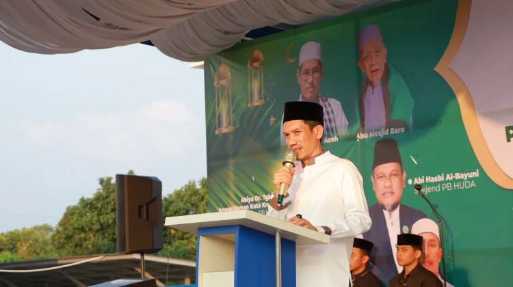 Bupati Aceh Barat Hadiri Pelantikan PW HUDA di Dayah Ruhul Qurani