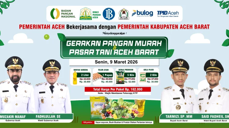 pemerintah Aceh gelar pasar murah di meulaboh