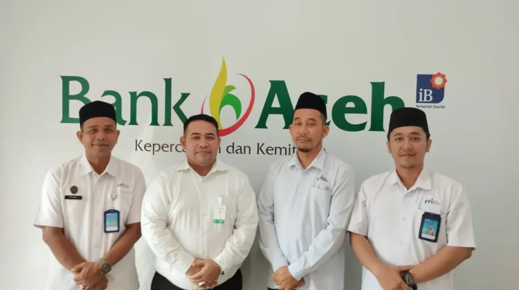 RRI Meulaboh Audiensi dengan Pimpinan Bank Aceh Cabang Calang