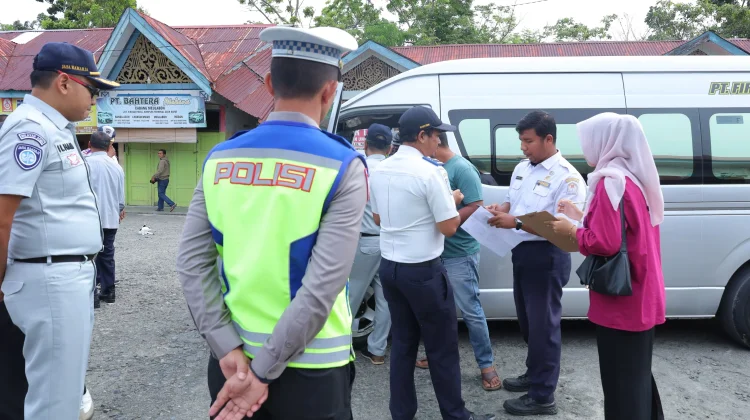 Dishub Aceh Barat Uji Kelayakan Kendaraan Bermotor