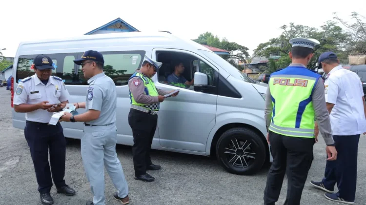 Dishub Aceh Barat Lakukan Rampcheck Bus Mudik