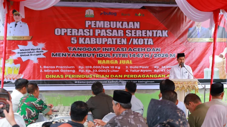 Sekda Kurdi Membuka Operasi pasar serentak